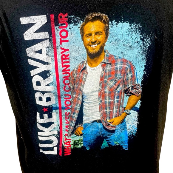 Luke Bryan Men’s/ Unisex Band Short Sleeve Tour T-Shirt Size M - Picture 2 of 8